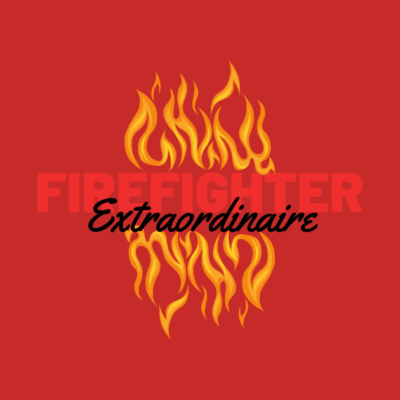 Firefighter Extraordinaire Black And Red Text Desi Tank Top Official Firefighter Merch