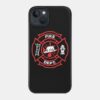 Distressed Firefighter Logo Phone Case Official Firefighter Merch