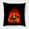 Fire Fighter Throw Pillow Official Firefighter Merch