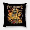 Fire Fighter Throw Pillow Official Firefighter Merch