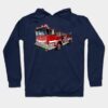 Fire Truck Vintage Old Fire Truck Fireman Fire Fig Hoodie Official Firefighter Merch