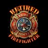 Retired Firefighter Gift Fireman Retirement Party  Throw Pillow Official Firefighter Merch