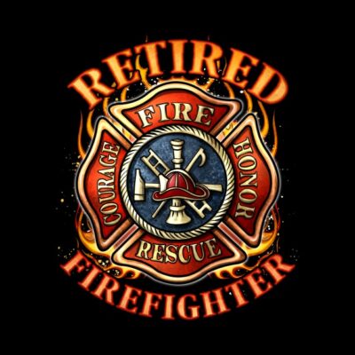 Retired Firefighter Gift Fireman Retirement Party  Throw Pillow Official Firefighter Merch