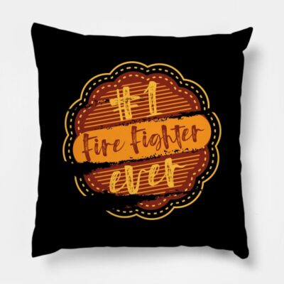 Best Fire Fighter Throw Pillow Official Firefighter Merch