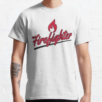 Firefighter - Firefighter Love T-Shirt Official Firefighter Merch